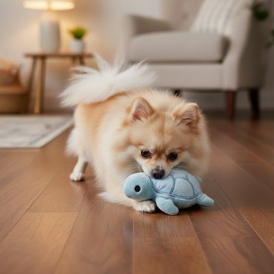 jouet pour chien petite tortue couleur âbleue interrieur