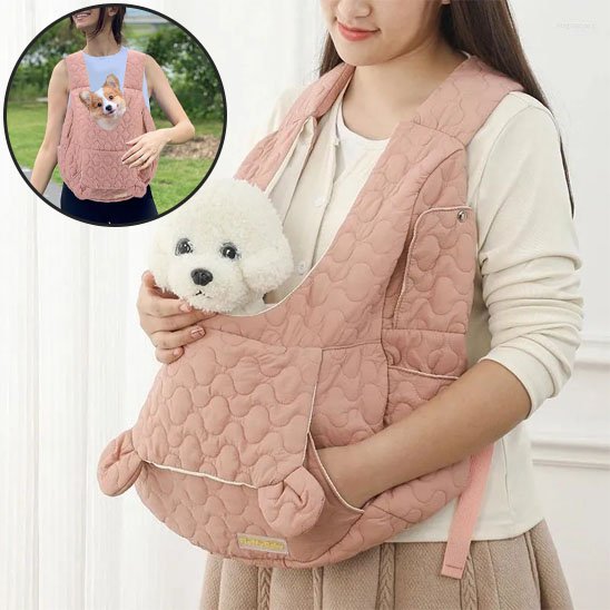 Sac de Transport Chien Frontal | Mains Libres