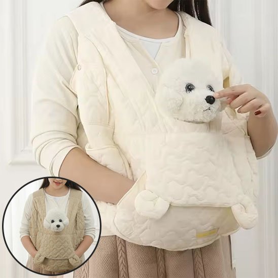 Sac de Transport Chien Frontal | Mains Libres
