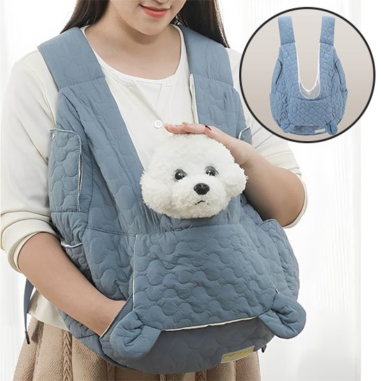 Sac de Transport Chien Frontal | Mains Libres