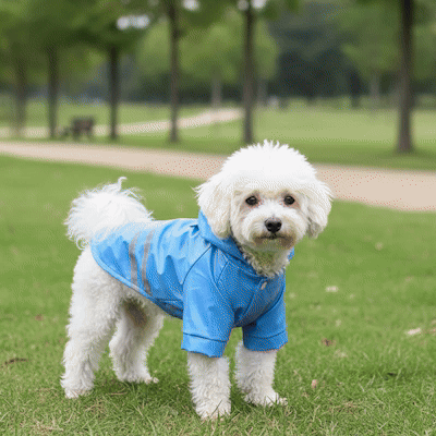 Manteau pour Chien couleur bleue noir