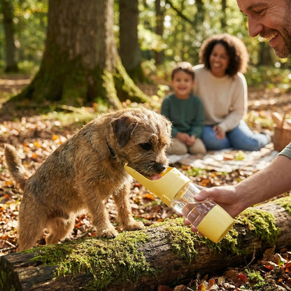 chien gourde forest jaune famille