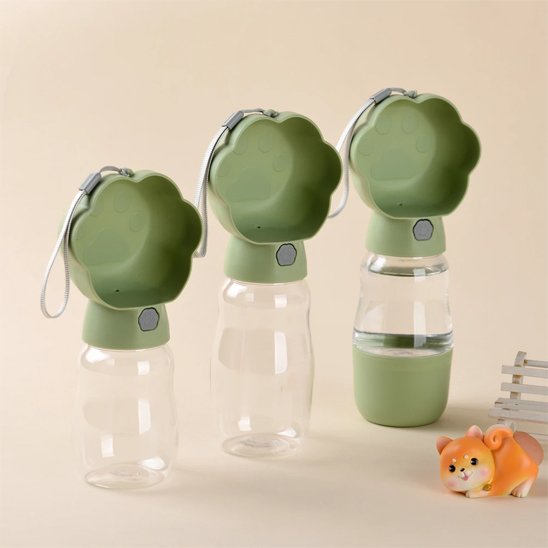 gourde pour chien- vert