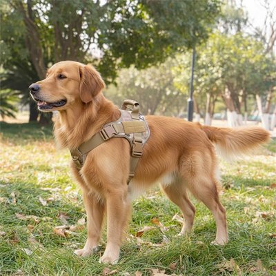 harnais chien couleur camouflage pour promenade 