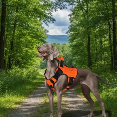 Harnais chien rouge grand