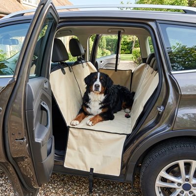housse voiture chien couleur beige liberte mouvement grand race