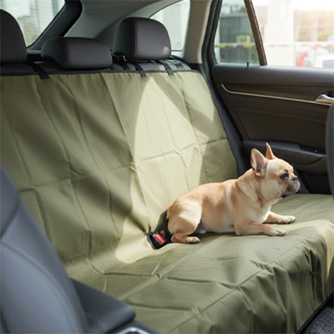 housse voiture chien couleur noir beige vert banquettearriere