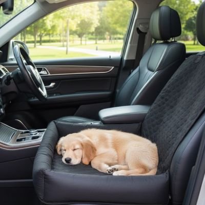 housse voiture chien couleur noir petit chiot bebe taille moyenne 