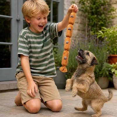 jouet pour chien​ brun forme soussice joue enfant
