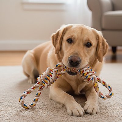 jouet-pour-chien-couleur-multicolore-jeux-sur-tapis-interieur 