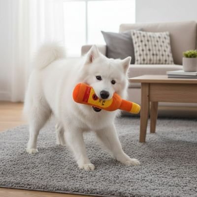 jouet pour chien grand bouteille tequila rouge jeux interieur