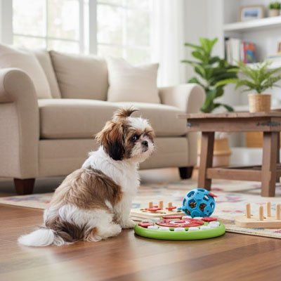 jouet pour chien​ interactifs interactifs couleur vert rouge blanc apprentissage