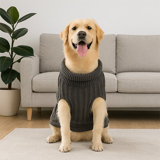 pull pour chien manteau hiver automne printemps noir chaud