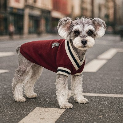 pull pour chien pull hiver automne rouge noir chaud printemps 